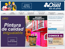 Tablet Screenshot of oselpaints.com